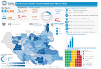 South Sudan Health Cluster Dashboard (March 2026)