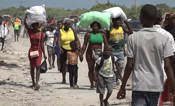 30,000 people flee fresh violence in Haiti as hunger crisis deepens